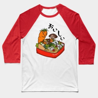 Delicious Vegan Bento Box Baseball T-Shirt